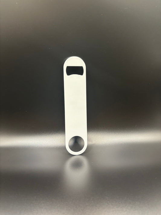 Custom double ended bottle opener