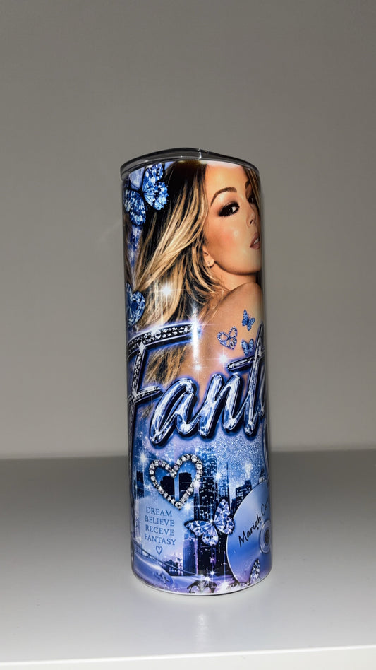 20 oz straight tumbler "MARIAH CAREY PRINT"