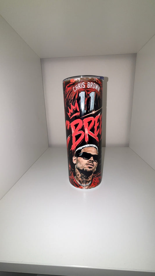 20oz straight tumbler " C'BREEZY" PRINT (imperfect collection)