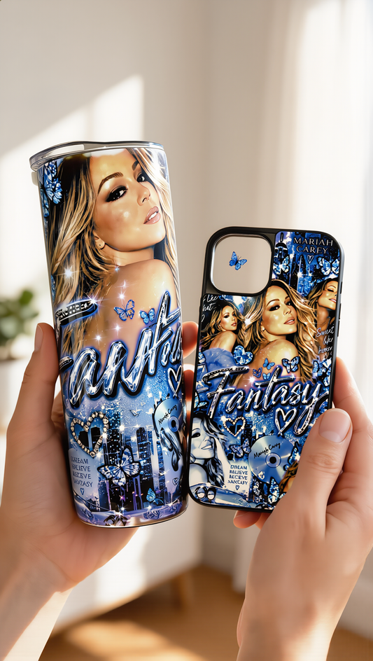 20oz straight tumbler MARIAH CAREY "FANTASY BUNDLE "